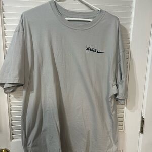 Nike Spurs Light Gray Short Sleeve Tee